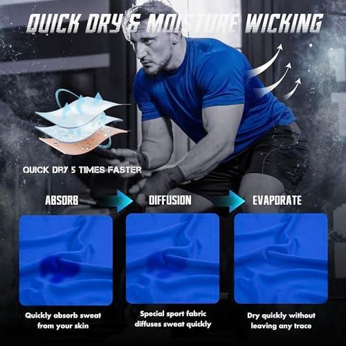 -10% off,Unleash Your Potential with BRISIRA Cooling Workout T Shirts for Men