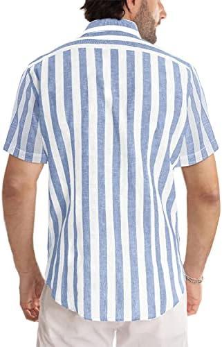 -39% off,Elevate Your Style with JMIERR Men’s Button-Up Striped Dress Shirt