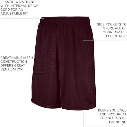 -19% off,Unleash Your Performance with Russell Athletics Men’s Mesh Shorts