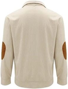 -15% off,Elevate Your Style with the Ultimate Mens Corduroy Shirt with Elbow Patches